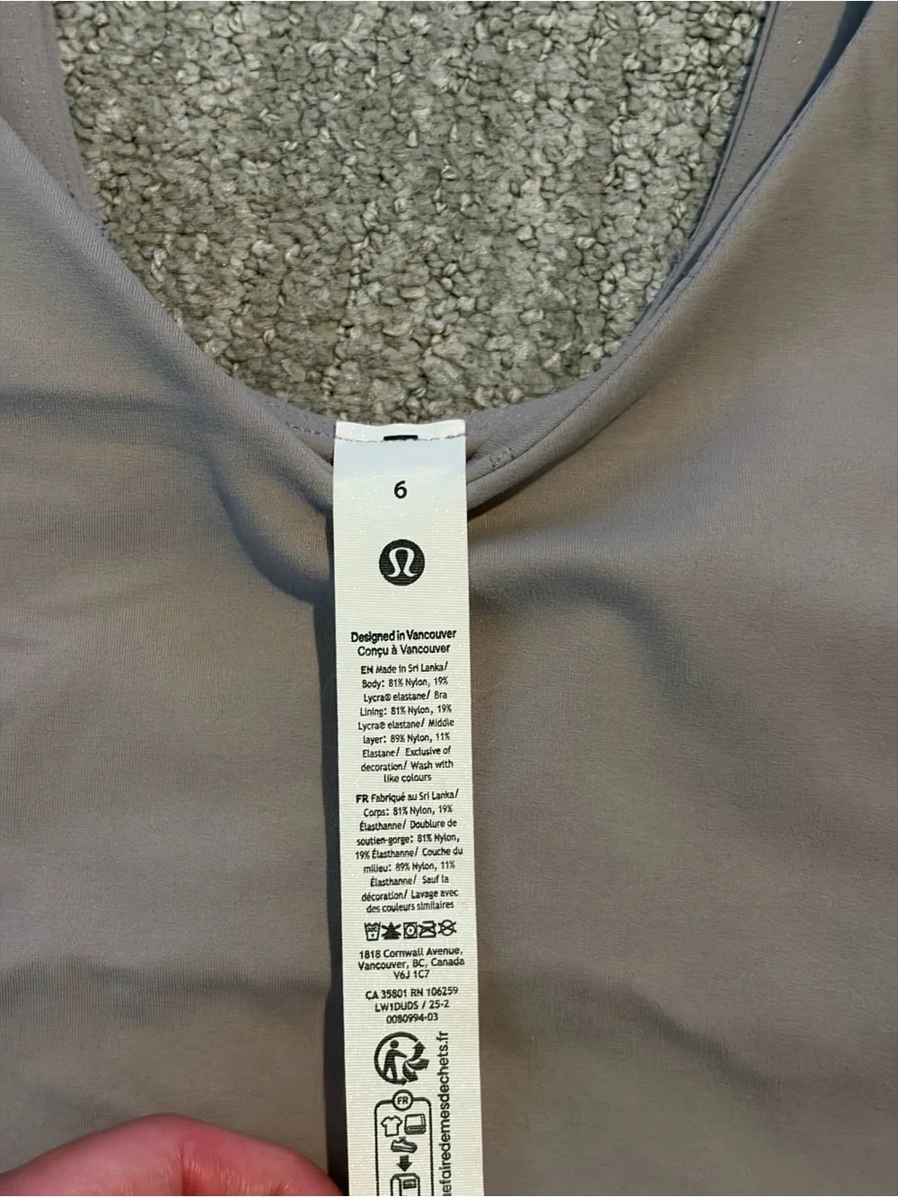 Mauve Lululemon Align Tank
